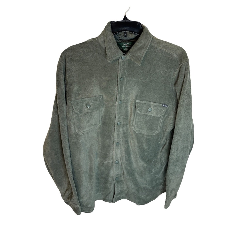 Woolrich Fleece Jacket Men's‎ Size Large Andes Full Zip Deep Pockets NEW